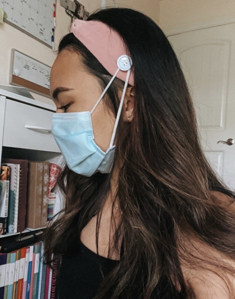 Nurses' Headband Pink Side
