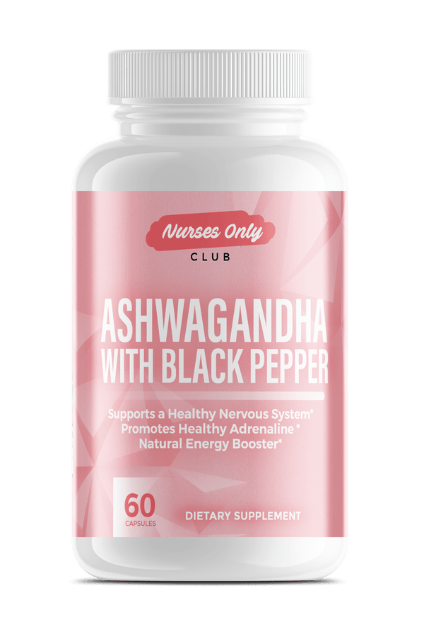 Nurses Only Ashwagandha with Black Pepper