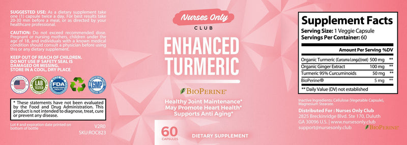 Nurses Only Enhanced Turmeric